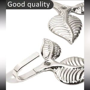 Silver Leaf Design Men's Accessory